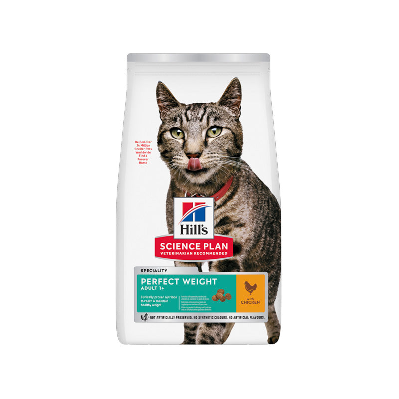 Hill's Perfect Weight Pollo pienso para gatos Imagen principal del producto