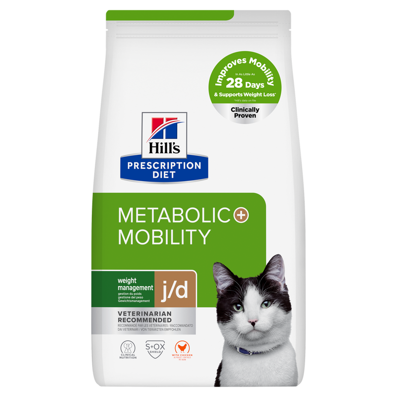 Hill's Prescription Diet Metabolic + Mobility para gatos con pollo 8 kg