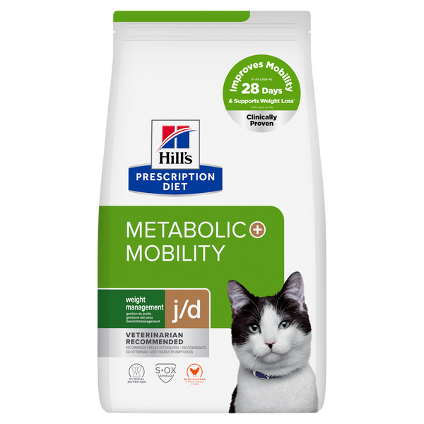 Hill's Prescription Diet Metabolic + Mobility para gatos con pollo 8 kg