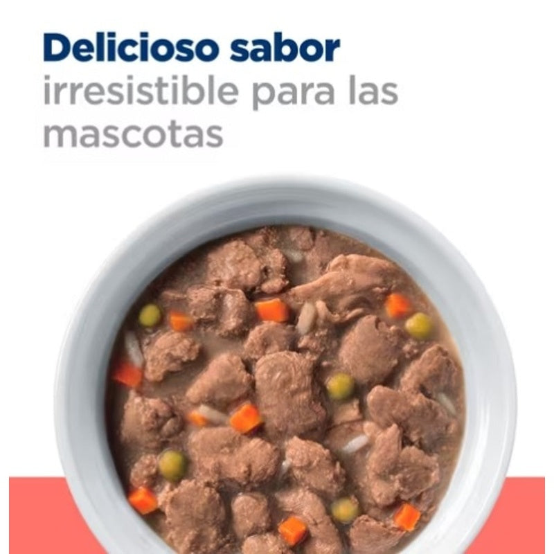 perro on-care oncológico lata pollo y verdures 354