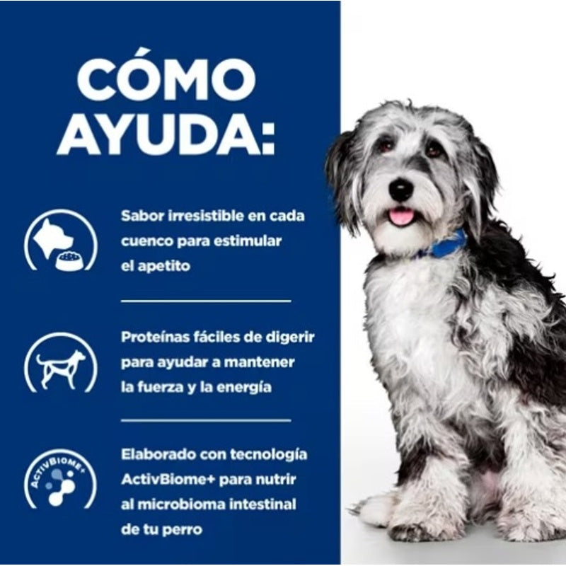 perro on-care oncológico lata pollo y verdures 354