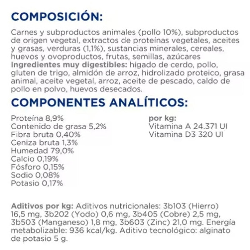 gat on-care oncológic llauna pollestre i verdures 82 g