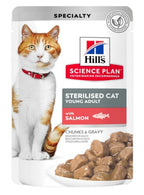 gato adulto sterilised salmón sobre 85gr