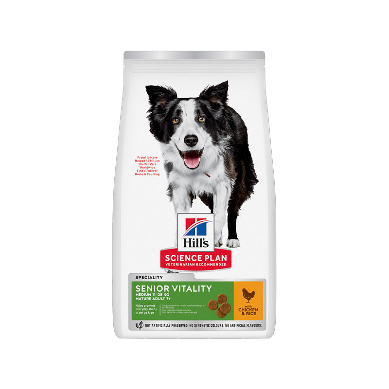 Hill's Gos sènior vitality 7+ medium pollastre