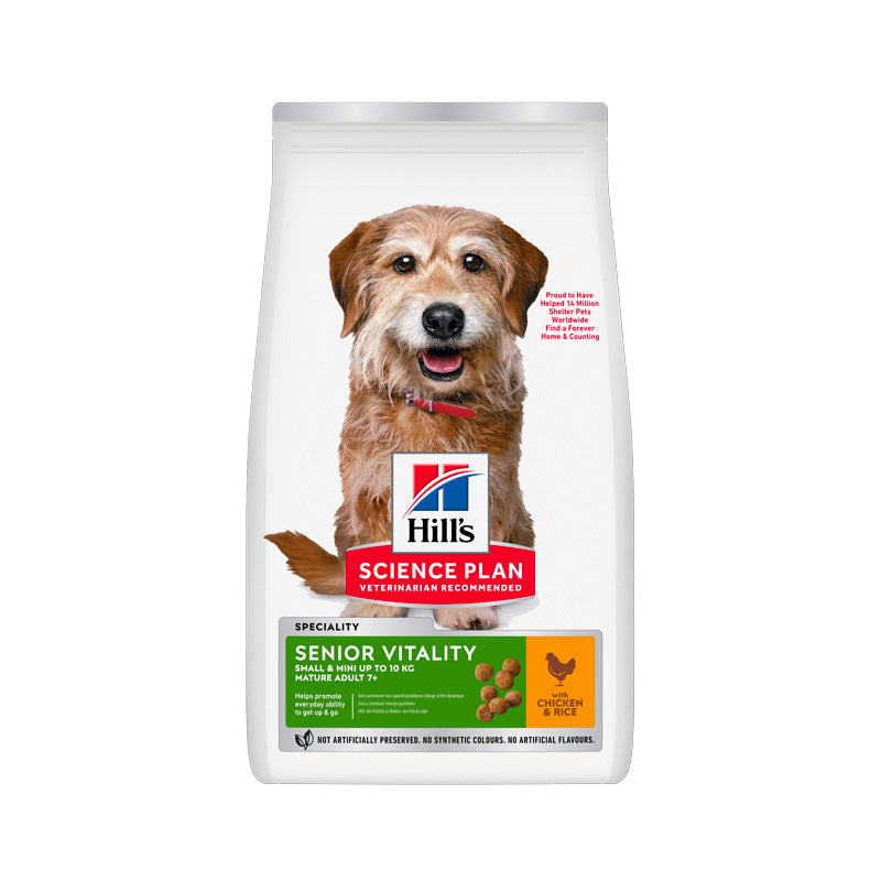 Hill's Senior Vitality 7+ Small & Mini con pollo pienso para perros