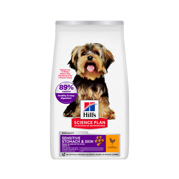 Hill's Sensitive Stomach & Skin Small & Mini con pollo pienso para perros