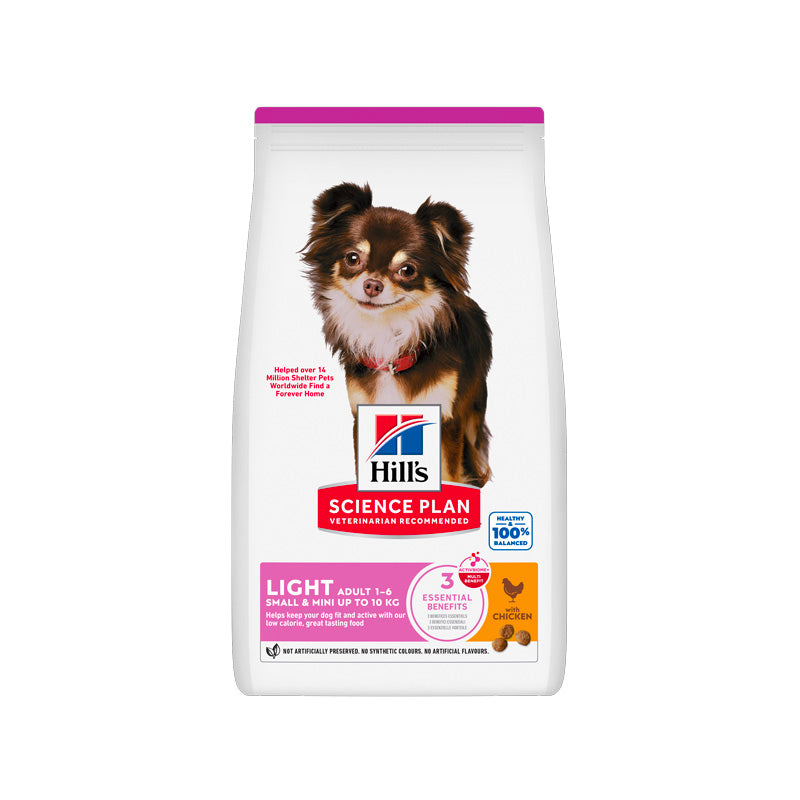 Hill's Light Adult Small & Mini con pollo pienso para perros Imagen principal del producto