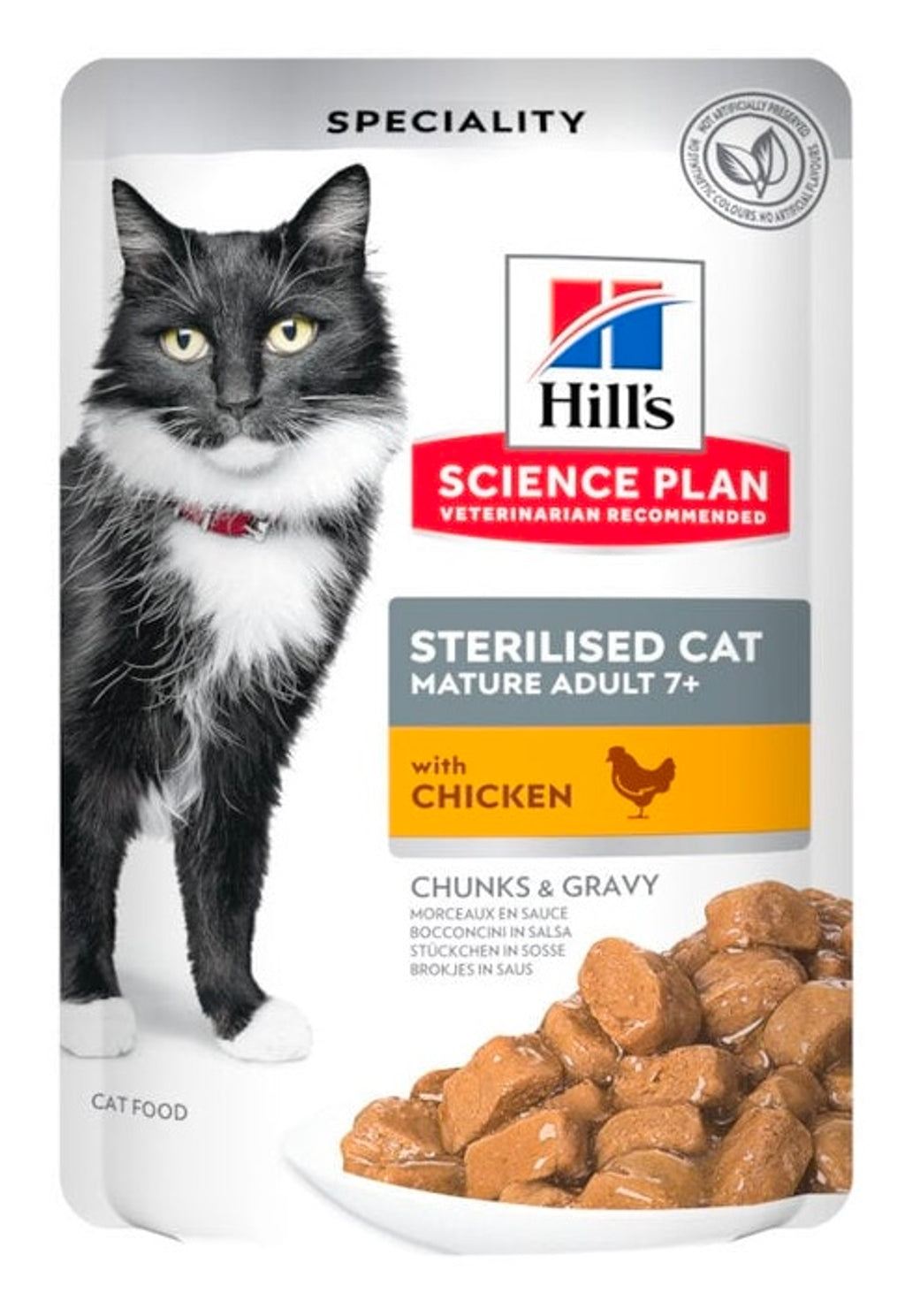 gato multipack sterilised mature pollo 85gr Imagen principal del producto