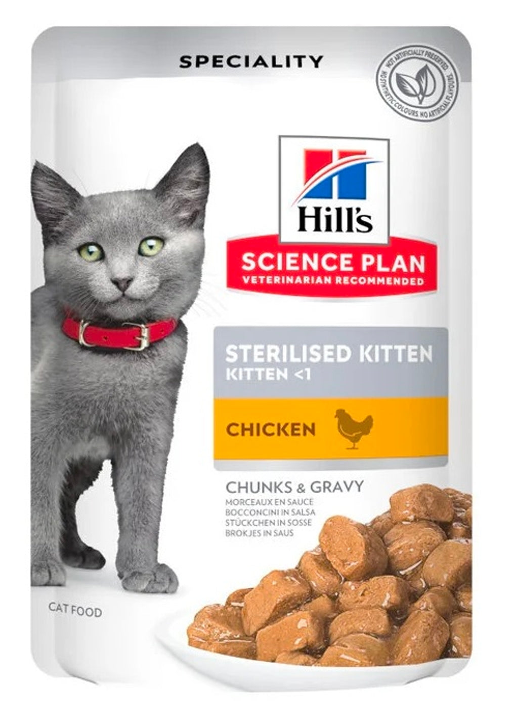 gat sterilized kitten pollastre 85 g