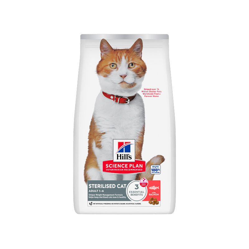Hill's Adult Sterilised Salmón pienso para gatos Imagen principal del producto
