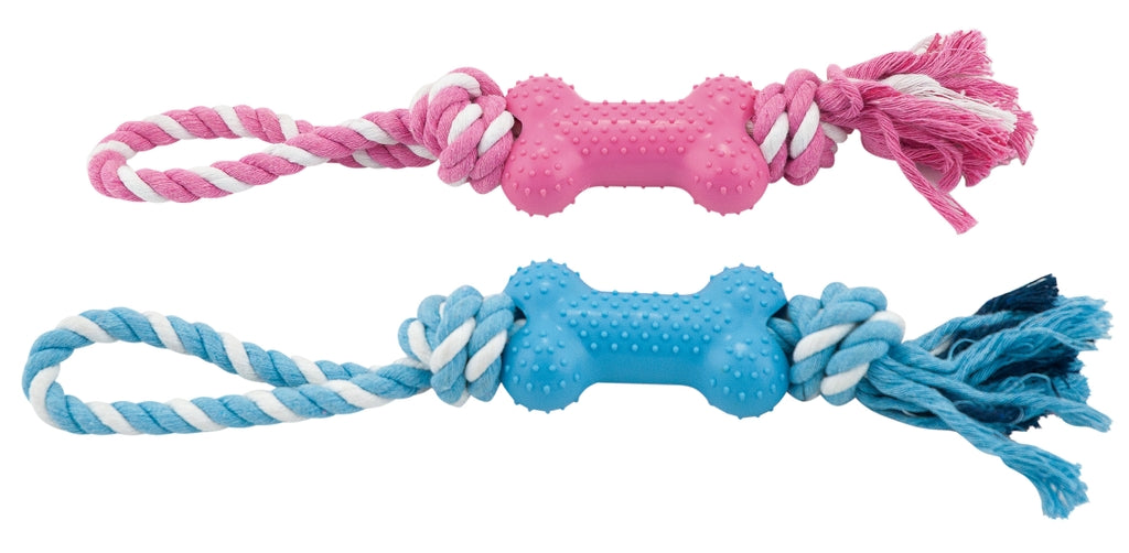 Hueso vertical con cuerda bicolor 32cm (95-105gr)