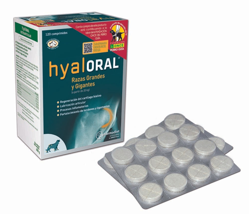 Hyaloral gos gran 120 comprimidos