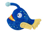 Anglerfish azul brilla en la oscuridad 30,5x19cm