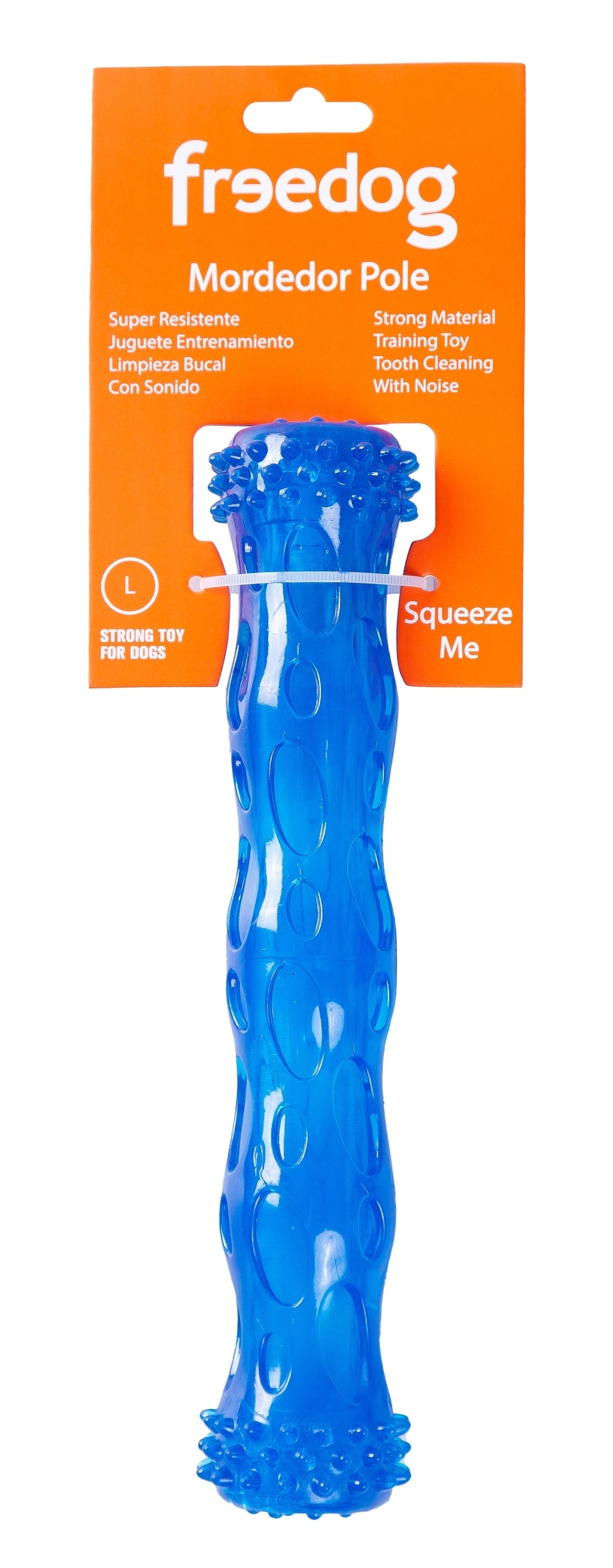 mordedor pole azul con sonido