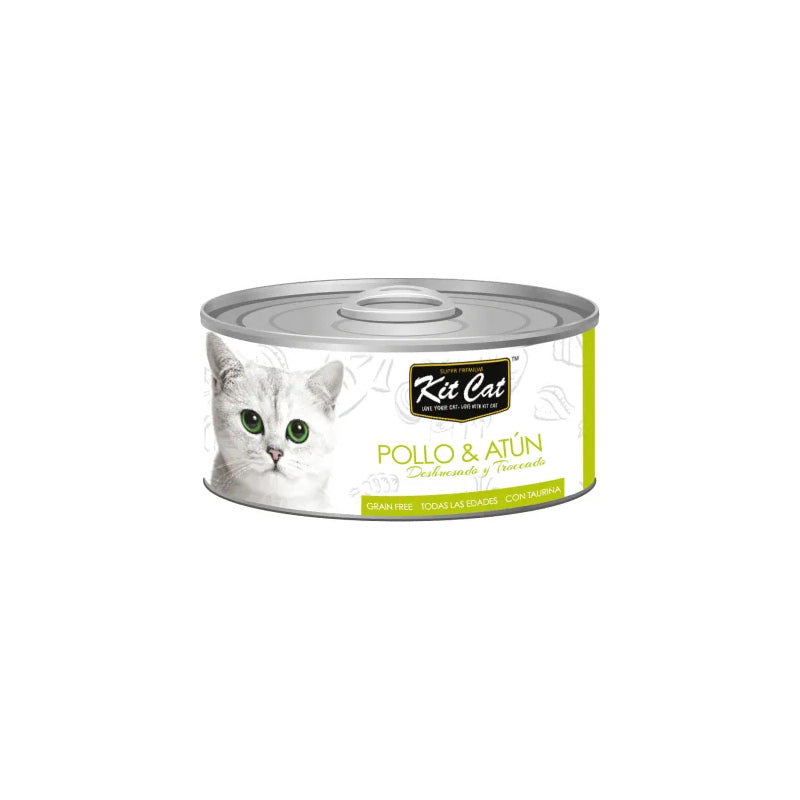 Kit Cat Toppers pollo y atún en gelatina para gatos 80 g