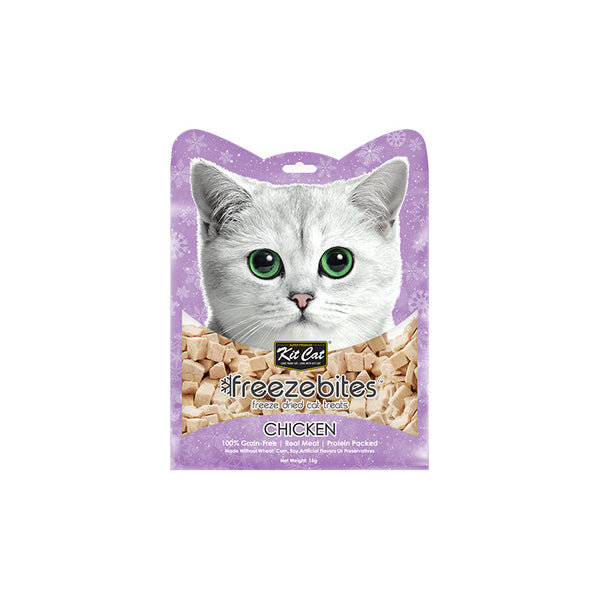 Kit Cat FreezeBites pollo snack liofilizado para gatos 15 g