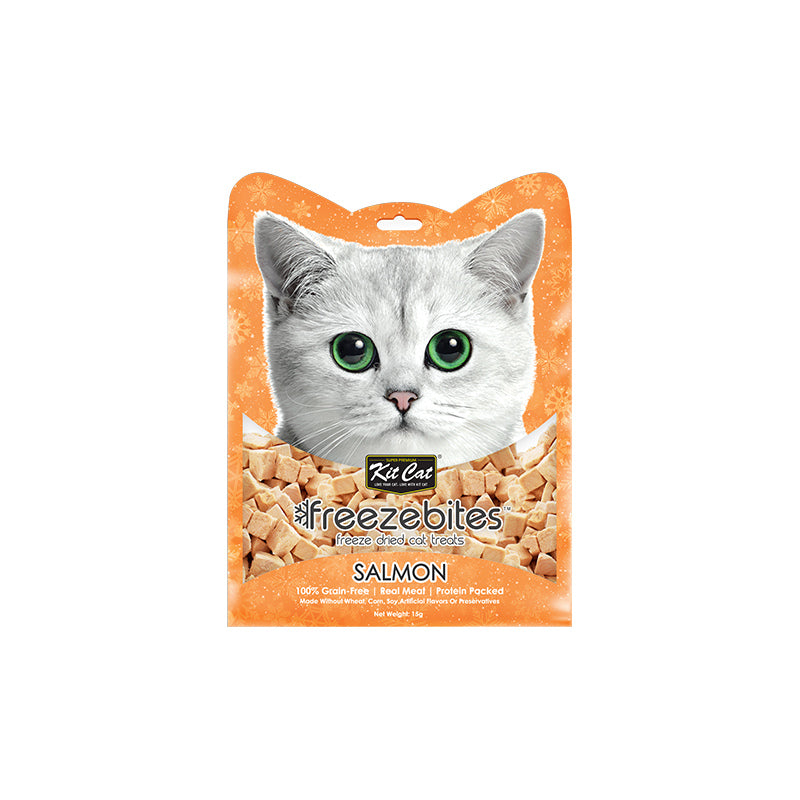 Kit Cat FreezeBites salmón snack liofilizado para gatos 15 g