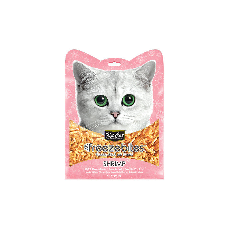 Kit Cat FreezeBites gambas snack liofilizado para gatos 10 g