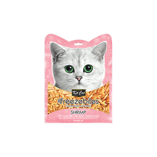 Kit Cat FreezeBites gambas snack liofilizado para gatos 10 g