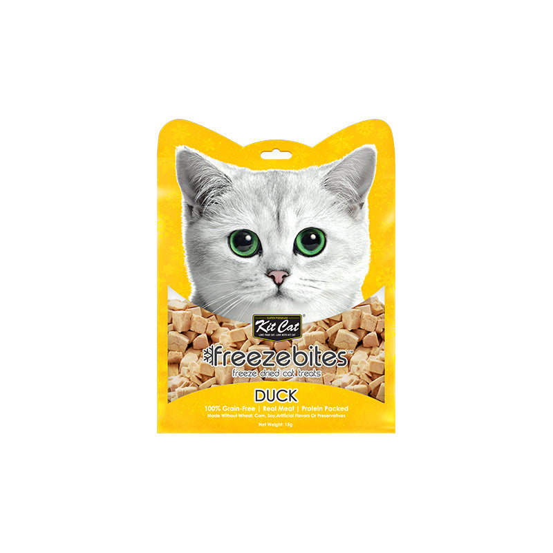 Kit Cat FreezeBites pato snack liofilizado para gatos 15 g