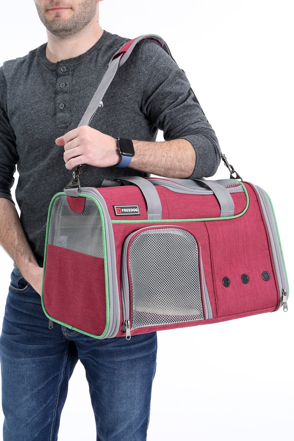 Freedog Aspen Azul Cielo 45x28x28 cm Imagen secundaria del producto