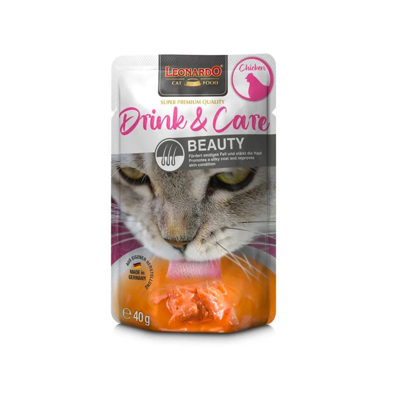 Leonardo Drink Beauty con pollo Sopa para gatos