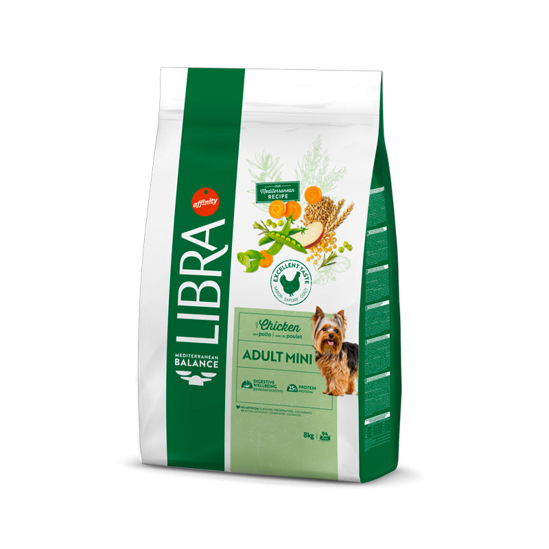 Libra Mini con pollo pienso para perros