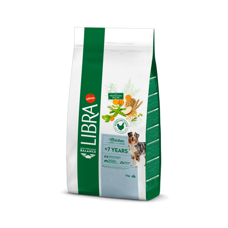 Libra Sènior +7 Years amb pollastre pinso per a gossos Imatge principal del producte
