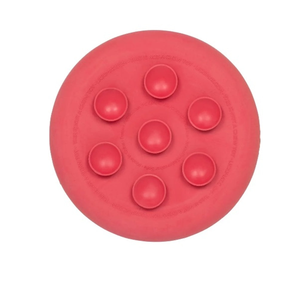 antiestress para perro ufo rosa