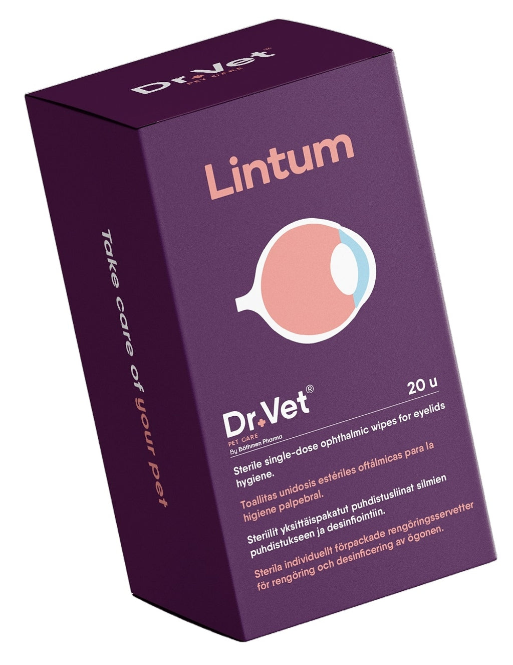 Lintum blepharitis 20 toallitas