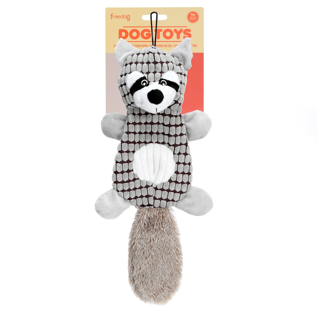 mapache amb sonido gris claro 45 cm