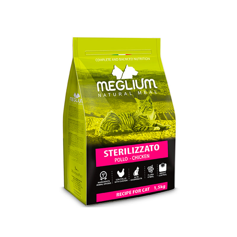 Meglium Gato Esterilizado Pollo