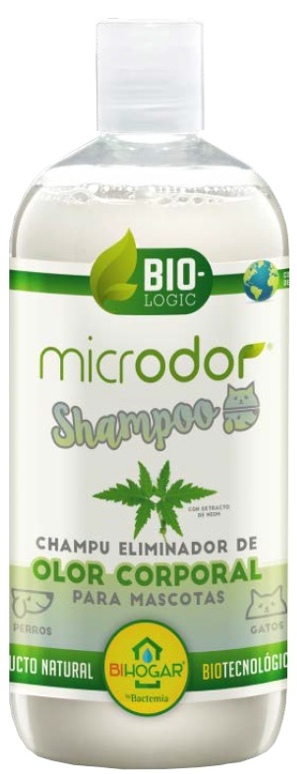 Microdor shampoo eliminador olor corporal 500 ml Bi