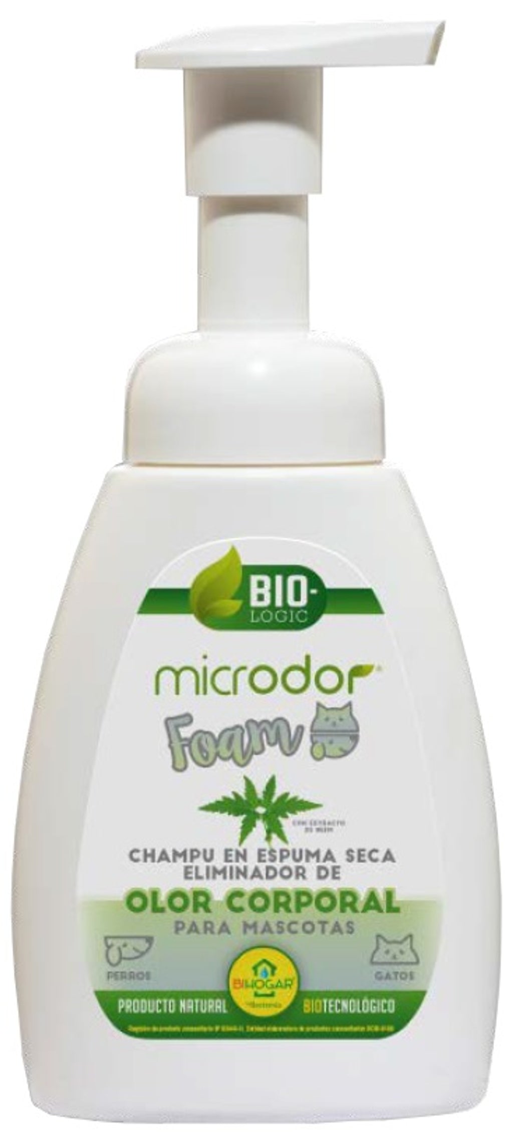 Microdorfoam espuma seca eliminador olor corporal