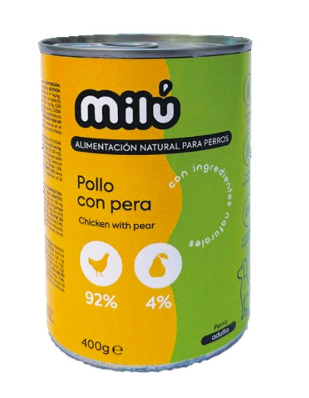 perro pollo pera 400gr