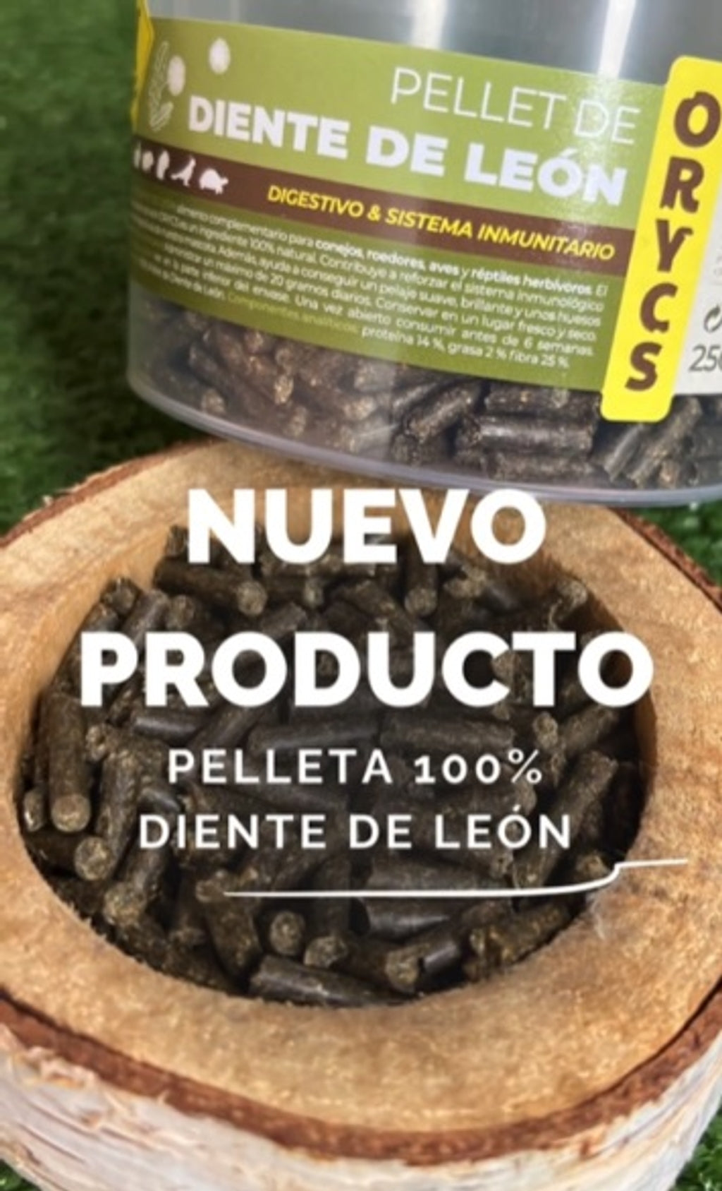 pellet diente de león 250gr