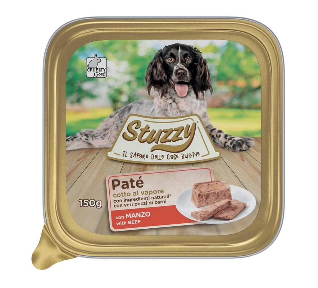 perro tarrina buey 150gr