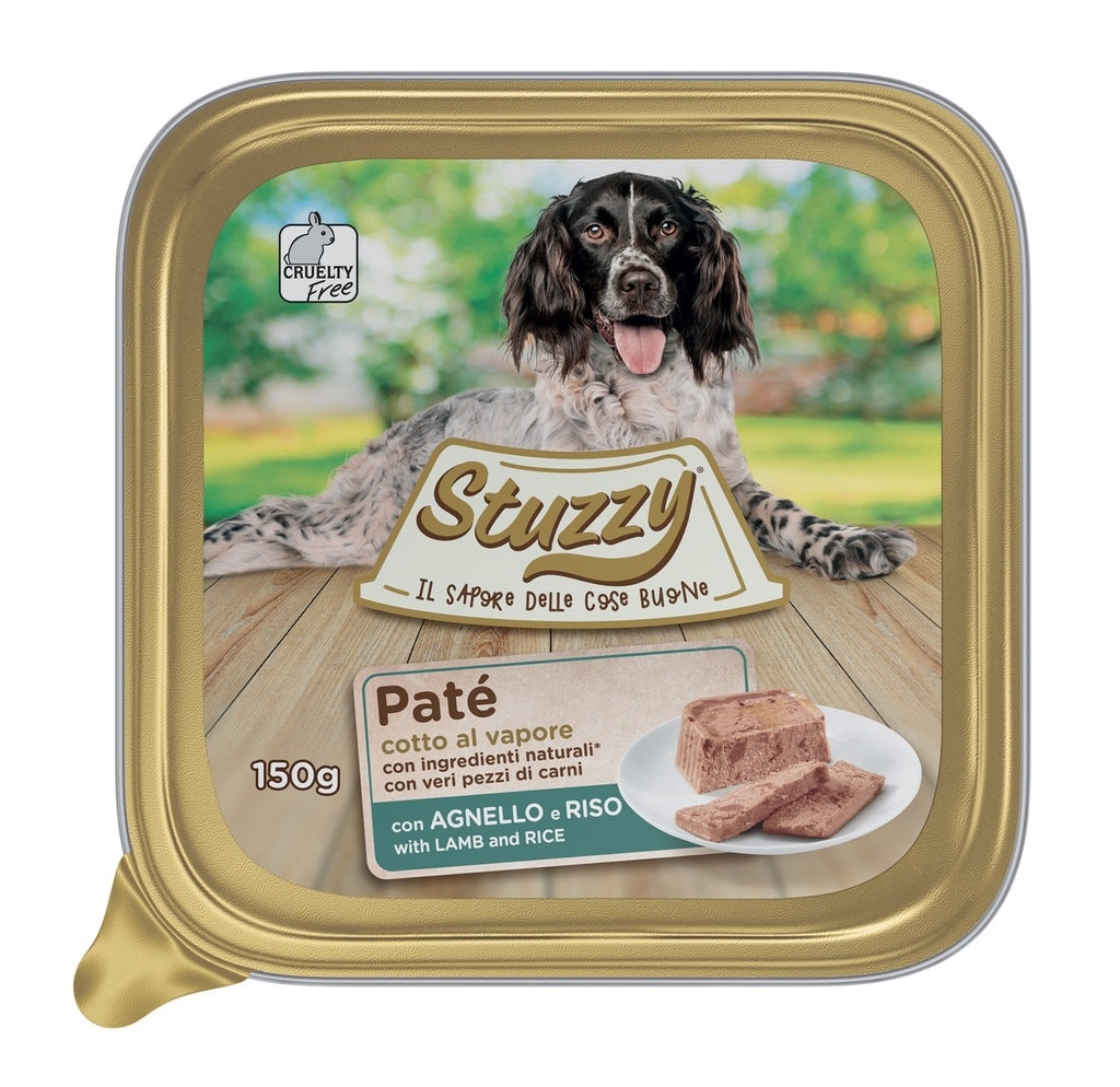 perro tarrina cordero 150gr