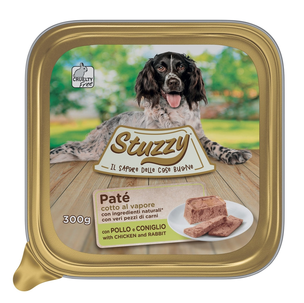 perro tarrina pollo y conejo 300gr
