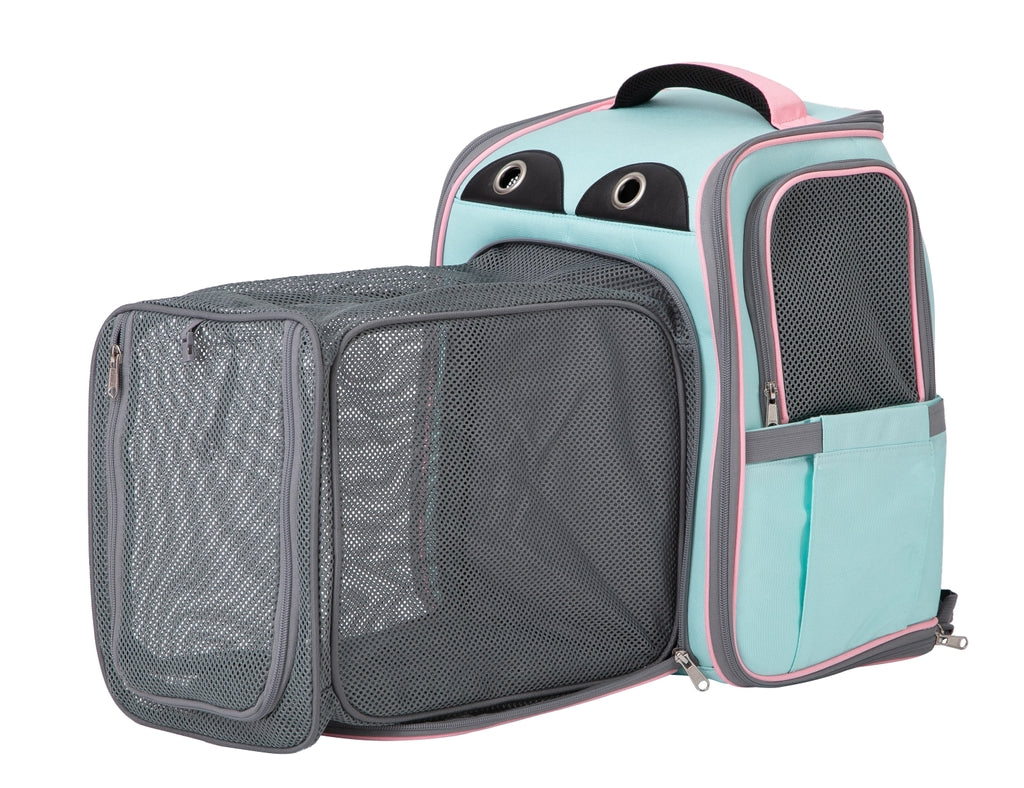 Freedog Fuji amb compartimento Rosa i blau 42x39x26 cm Imatge secundària del producte