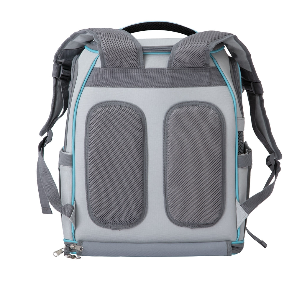Fuji Amb Compartimento Gris i Blau 42x39x26cm