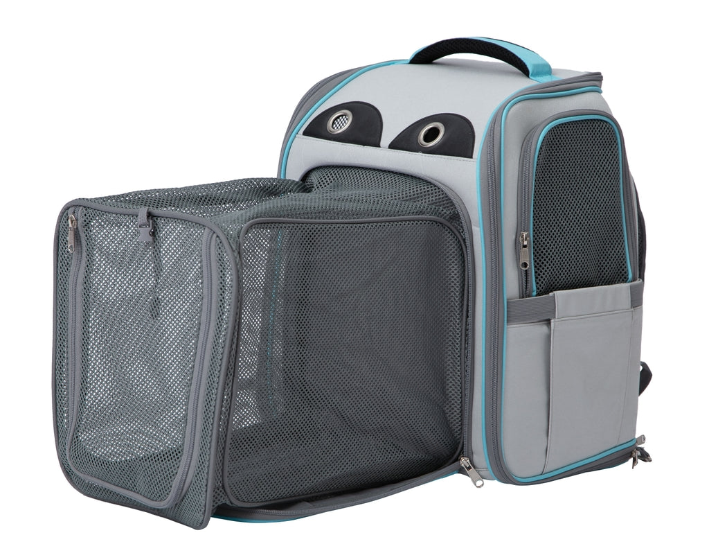Freedog Fuji amb compartimento Gris i blau 42x39x26 cm Imatge secundària del producte