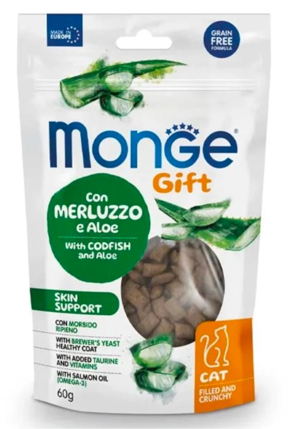 gats Gifts rellenos i crujientes soporte pell 60 g Imatge principal del producte