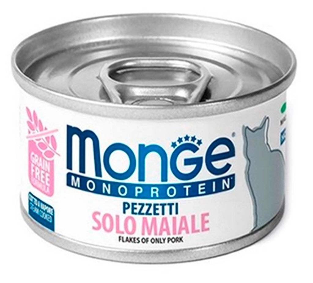 monoproteico gato cerdo lata 80 g