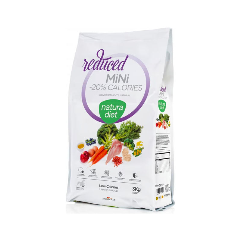 Natura Diet Reduced -20% Calories Mini pinso per a gossos