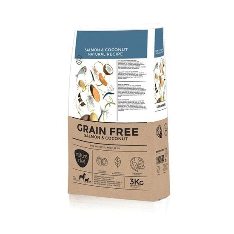 Natura Diet Grain Free Salmón & Coco pienso para perros