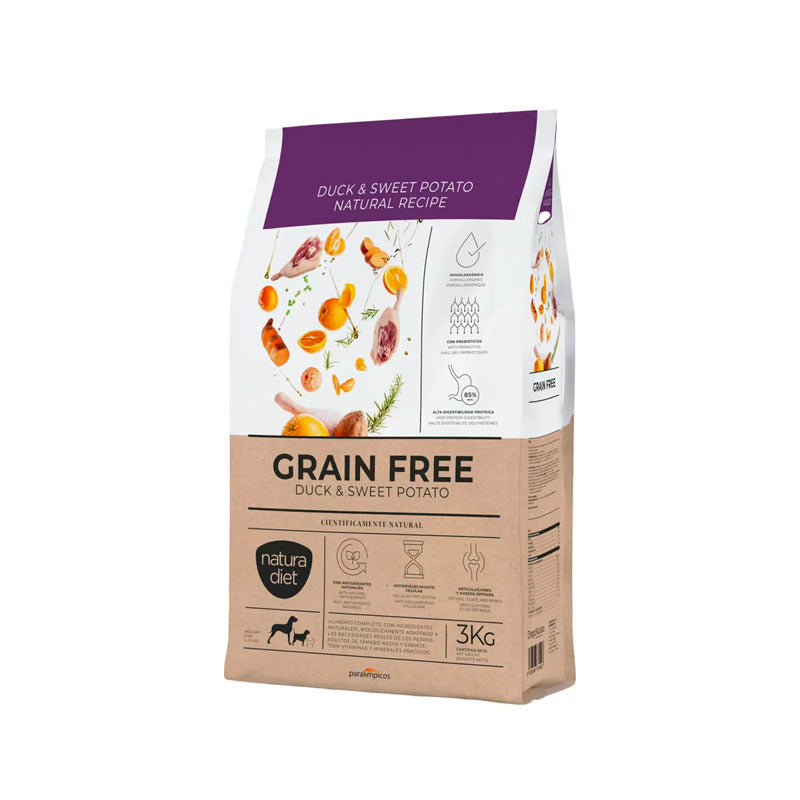 Natura Diet Grain Free Pato y patata pienso para perros Imagen principal del producto