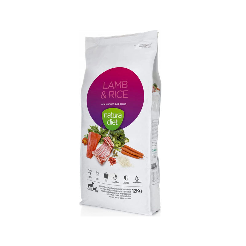 Natura Diet Lamb & Rice pienso para perros Imagen principal del producto