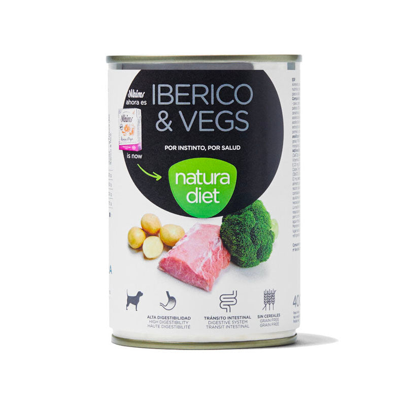 Natura Diet Ibérico y verduras lata para perros Imagen principal del producto