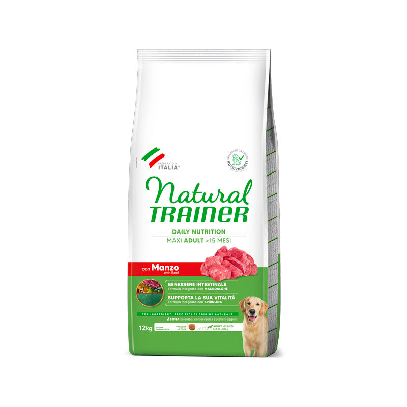 Natural Trainer Maxi con buey pienso para perros Imagen principal del producto